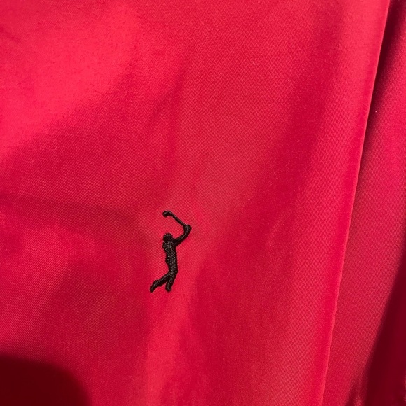 PGA Tour Red Mens Windbreaker Pullover with Zip-Off Sleeves XXL - Picture 3 of 5